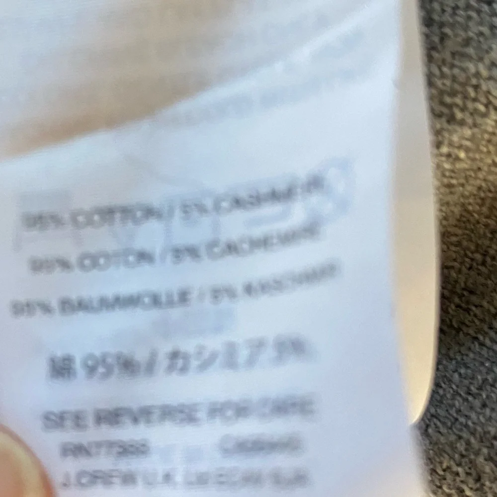 J Crew gray cotton sweater size L